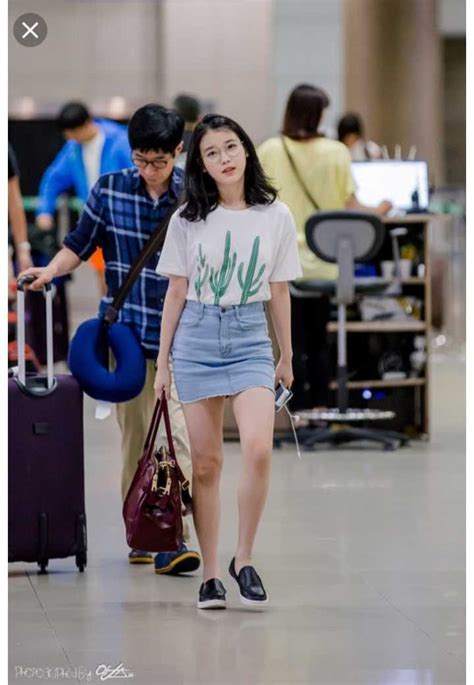 Iu Summer Airport Fashion Korean Fashion Summer Korean