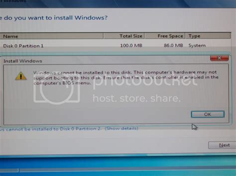 missing bootmgr error when trying to install windows 7 multi booting