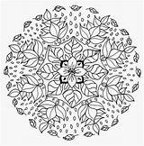 Coloring Mandala Pages Flower Mandalas Difficult Printable Flowers Sheets Autumn Hard Fall Color Adults Aztec Drawing Elf Rocks Big Kids sketch template