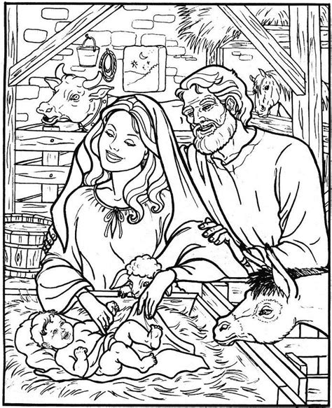 nativity coloring pages coloring kids coloring kids
