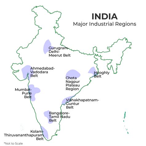 major industrial regions  india