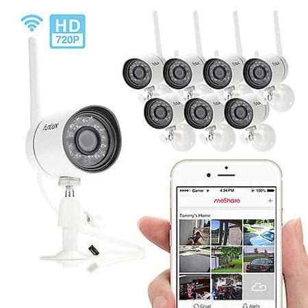 funlux p smart security camera system  hd wireless ip cameras white zm