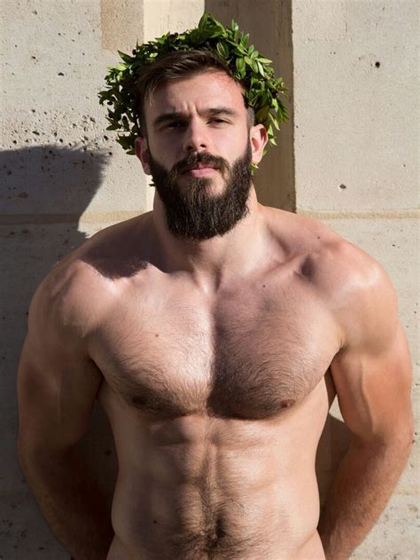 Killian Belliard Bearded Men Hot Ripped Men Male Models