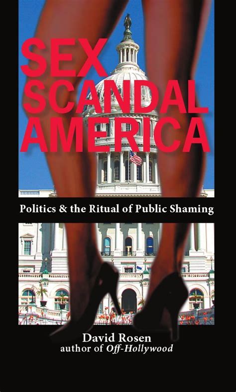 Sex Scandal America Politics And The Ritual Of Public
