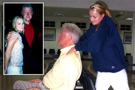 Creepy Moment Bill Clinton Gets Massage From Epstein ‘sex Slave’ After