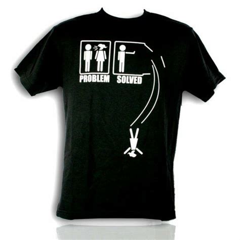 Mens Funny Problem Solved T Shirt Adult Couple Humor New