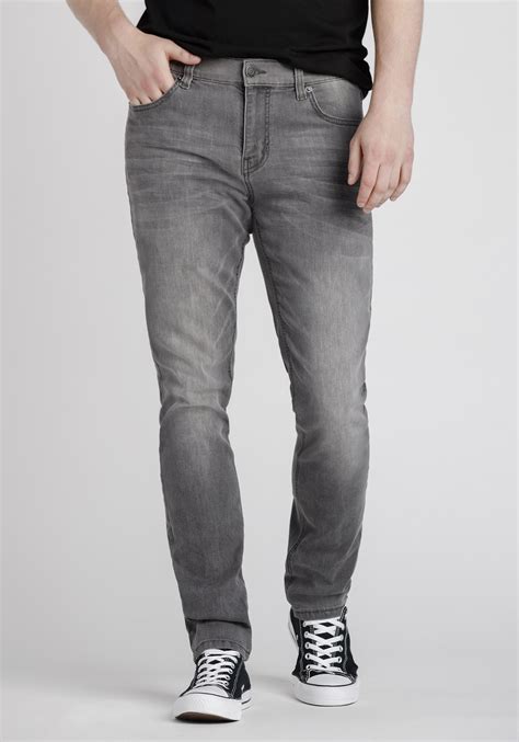 men s stone grey skinny jeans