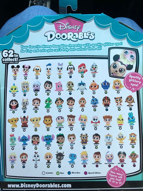 disney doorables list  characters   expect  find vlr