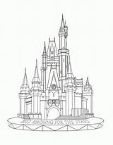 Castle Disney Coloring Disneyland Drawing Kingdom Magic Pages Cinderella Sketch Clipart Printable Outline Walt Draw Drawings Castles Getdrawings Florida Template sketch template