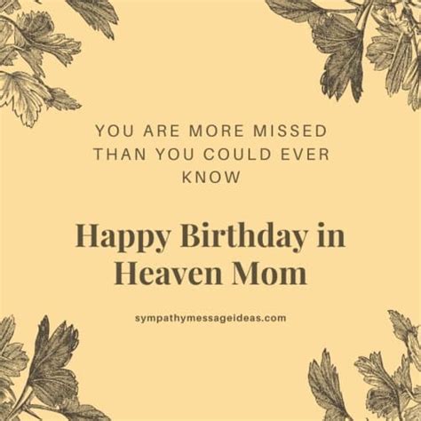 happy birthday in heaven quotes archives sympathy card messages
