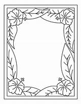 Borders Colouring sketch template