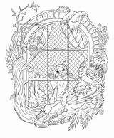Colorit Winter Cat Coloring Adult Freebie Book Pages Drawing Ty Friday Color Mandalas Haven Received Yet Oh Cats sketch template