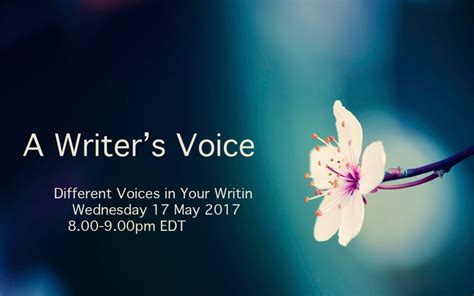 voices   writing  writers voice