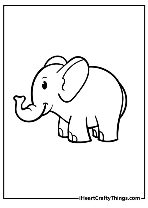 elephant coloring pages  toddlers