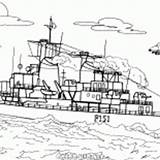 Coloring Frigate Danish Submarine Sc Pages sketch template