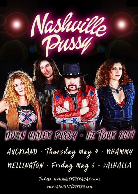nashville pussy pussy down under nz tour 2017 valhalla touring