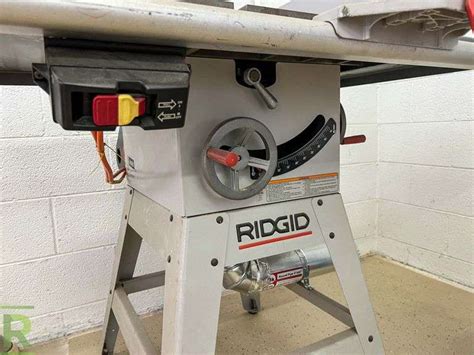Rigid Ts24120 Table Saw Roller Auctions