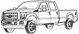 Coloring Ford Pages Truck Trucks Sketch Pickup Cars Kids Printable Adult Template Monster Desenhos Carros Farm sketch template