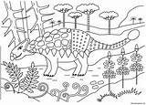 Dinosaur Ankylosaurus Dinosaurs Ausmalbild Kunjungi sketch template
