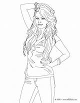 Selena Coloring Pages Gomez Lovato Demi Getdrawings Getcolorings Swift Taylor Colorings sketch template