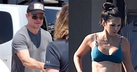 Matt Damon And Wife Luciana Wrap Up Their Italian Vacation Bikini