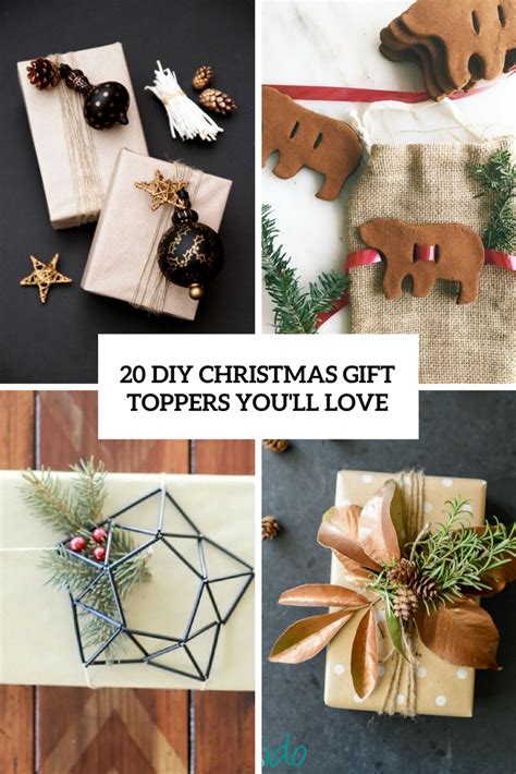 diy christmas gift toppers youll love shelterness