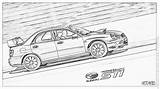 Subaru Rallye Wrx Sti Realiste Wrc Camijou sketch template