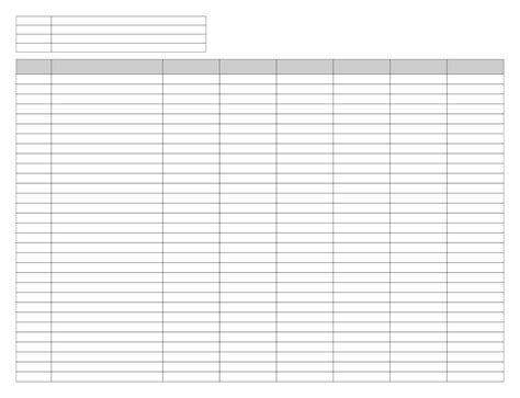 printable spreadsheets templates     printablee