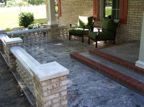 concrete front porch ideas