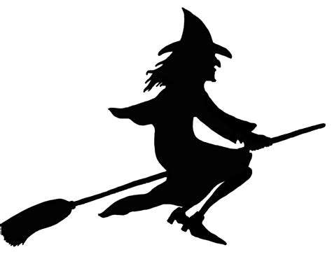 cartoon witch  broom clip art library