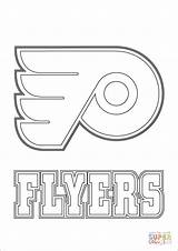 Flyers Coloring Philadelphia Nhl Logo Pages Hockey Printable Supercoloring Sport Book Outline Logos Colouring Color Print Flyer Kids Sports Baseball sketch template