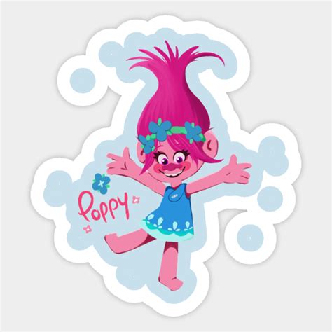 princess poppy princess poppy sticker teepublic