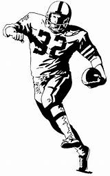 Football Kids Coloring Pages Sheets Player College Color Sports Nfl sketch template