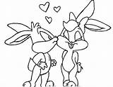 Bunny Bugs Lola Coloring Pages Looney Tunes Baby Drawing Kissed Cartoon Drawings Draw Color Maserati Clipart Popular Print Printable Cars sketch template