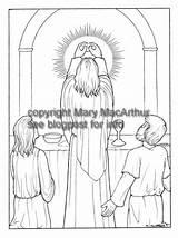 Eucharistic Adoration sketch template