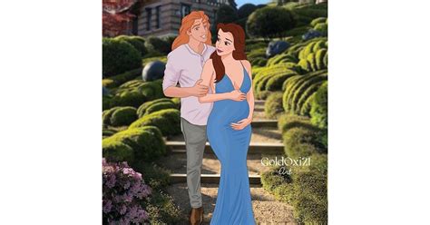Pregnant Belle And Prince Adam Best Disney Princess Fan