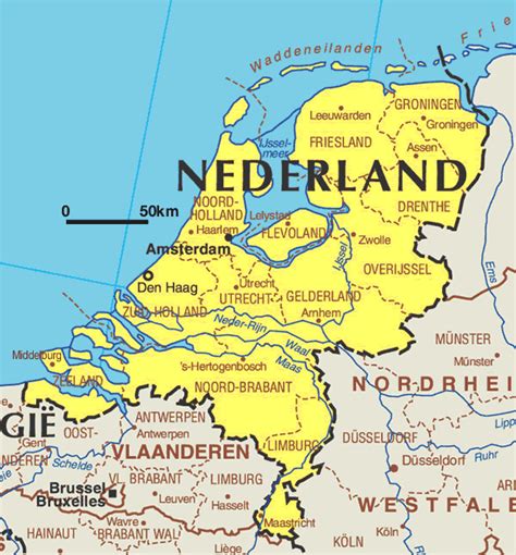 kaart nederland vakantie kaart nederland en amsterdam topografie provincies vakantie