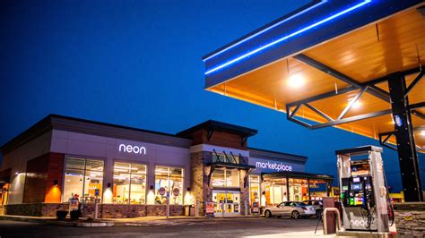 neon marketplace shines bright   northeast  convenience