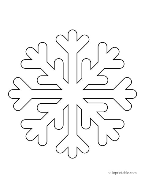 snowflake drawing printable coloring pages helloprintablecom