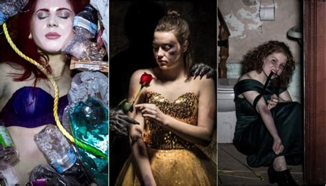 Photographer Portrays Disney Princesses Being Victims Of