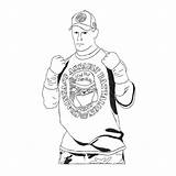 Cena John Coloring Pages Wwe Sketch Coloriage Clipart Styling Library Drawing Sport Popular Coloringhome Clipartmag Getdrawings Wrestling sketch template