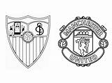 Manchester Champions League Coloriage Colorir Uefa Seville Liga Ligue 1074 Coloriages Morningkids Campeoes sketch template