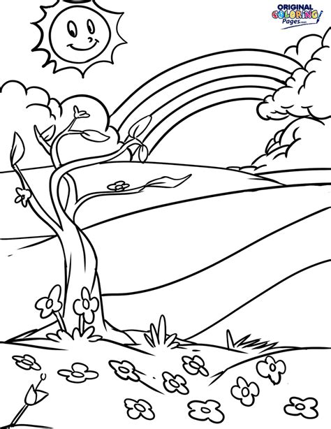 spring time coloring page coloring pages original coloring pages