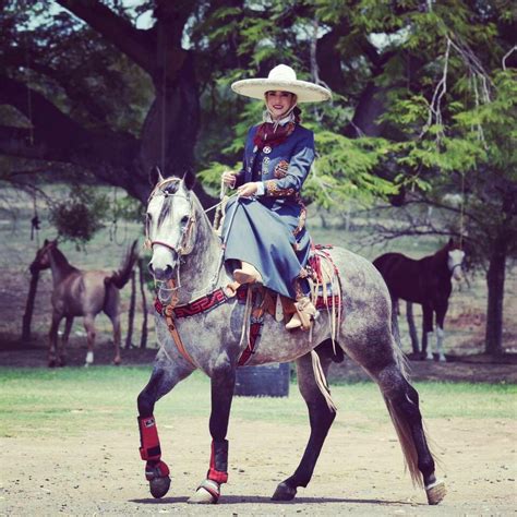escaramuza charra gala cowboy hats riding animals