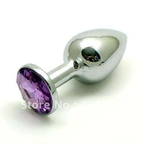 stainless steel attractive butt plug jewelry jeweled anal plug