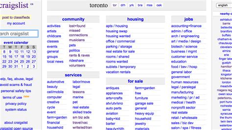 Craigslist Canada Just Removed The Personal Ads Section And It S Likely
