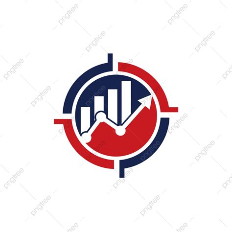 stock market logo design unique market news