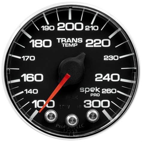 autometer p spek pro trans temp gauge  flat