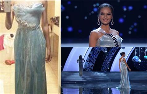Janine Tugonon Wears A Powder Blue Gown In Miss Universe