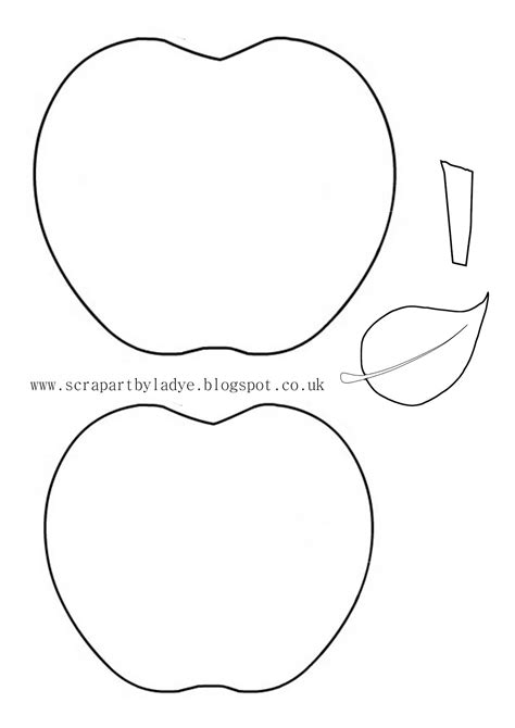 apple shaped cards  teachers scrap art  lady